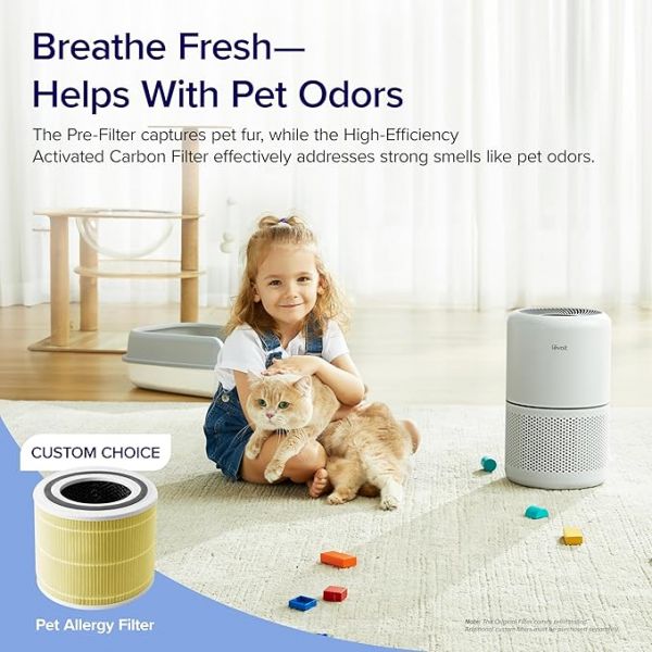 LEVOIT Air Purifier for Home Allergies Pets Hair in Bedroom